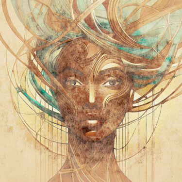 Digitale Kunst getiteld "AI 02" door Fernando Vieira, Origineel Kunstwerk, AI gegenereerde afbeelding