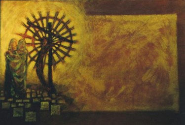 Pintura titulada "XII ESTACIÓN" por Fernando Caballero, Obra de arte original