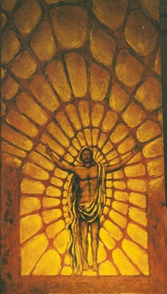 Pintura titulada "LA RESURRECCIÓN" por Fernando Caballero, Obra de arte original