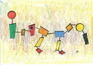 Pintura titulada "Los colores de la t…" por Fernando Calvo, Obra de arte original