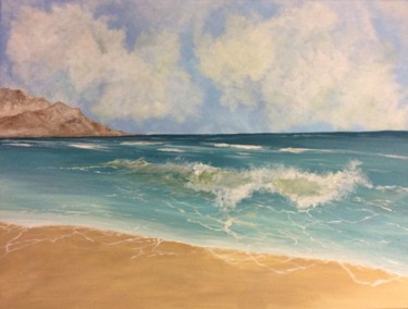 Pintura titulada "by the sea" por Fernando Castro, Obra de arte original