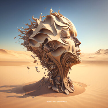 Digital Arts titled "Think v2" by Fernex, Original Artwork, AI generated image