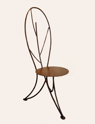 Design intitulée "Chaises fer, finiti…" par Marc Valdenaire, Œuvre d'art originale
