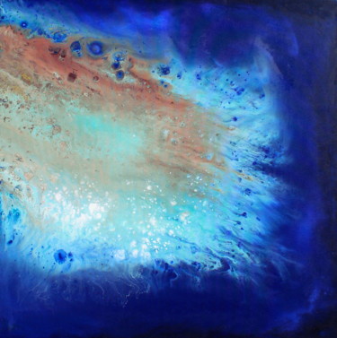 Painting titled "Energie initiale" by Laure Ferrando, Original Artwork, Acrylic