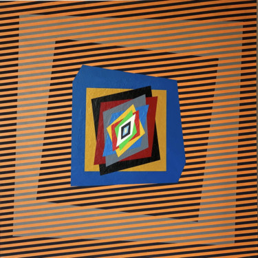 Schilderij getiteld "Movimenti Cinetici" door Ferruccio Gard, Origineel Kunstwerk, Acryl