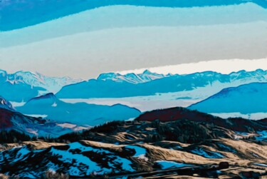 Photography titled "Whispers Of The Alp…" by Fetux_lines, Original Artwork, Acrylic