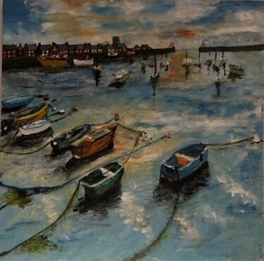 Painting titled "Barfleur 2" by Djéro, Original Artwork, Acrylic