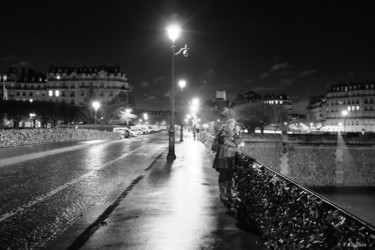 Photographie intitulée "sur-le-pont-des-art…" par F.Facchin, Œuvre d'art originale