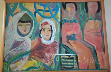 Peinture intitulée "malika-sony-xperia-…" par Keira Soufi, Œuvre d'art originale, Acrylique