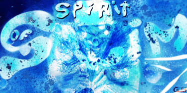 Arts numériques intitulée "Spirit of swim 2" par Gilles David, Œuvre d'art originale, Travail numérique 2D