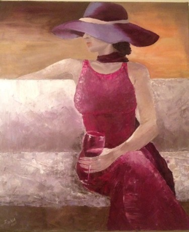 Malarstwo zatytułowany „The painting " Girl…” autorstwa Nataliia Fialko, Oryginalna praca, Olej