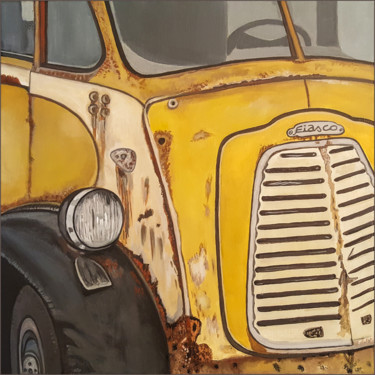 Painting titled "Old Van" by Fiasco, Original Artwork, Acrylic