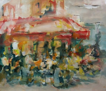 Painting titled "La Rotonbe" by Philippe Bucher, Original Artwork, Oil