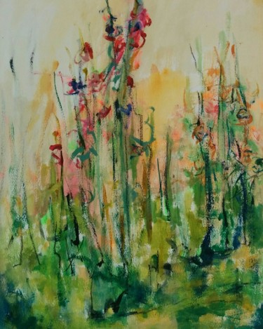 Painting titled "Jardin des Plantes" by Philippe Bucher, Original Artwork