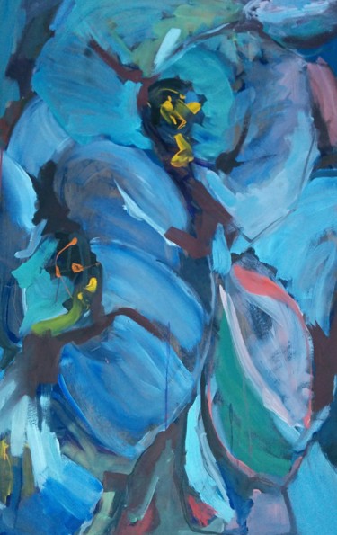 Painting titled "Orchidée" by Philippe Bucher, Original Artwork, Oil