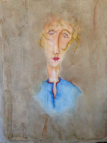 Painting titled "Marie" by Philippe Bertholet, Original Artwork, Oil