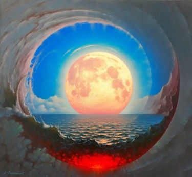 Картина под названием "Колыбельная" - Андрей Филимонцев, Подлинное произведение искусства, Масло