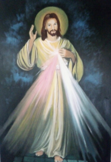 Painting titled "Jesus Christ, Acryl…" by Filip Petrovic, Original Artwork, Acrylic