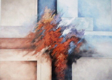 Картина под названием "Abstract, Acrylic p…" - Filip Petrovic, Подлинное произведение искусства, Акрил