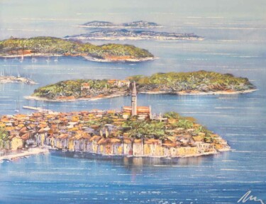 Картина под названием "Rovinj, Croatia acr…" - Filip Petrovic, Подлинное произведение искусства, Акрил