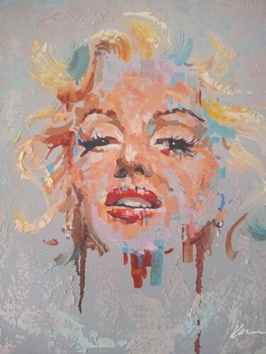 Painting titled "Marilyn Monroe acry…" by Filip Petrovic, Original Artwork, Acrylic