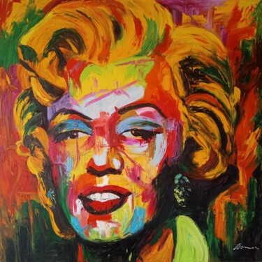 Painting titled "Marilyn Monroe acry…" by Filip Petrovic, Original Artwork, Acrylic