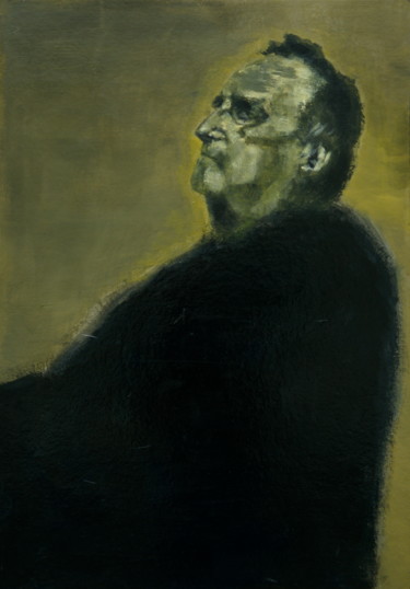 Painting titled "Portrait of Marcel…" by Filip Schrooyen, Original Artwork, Oil