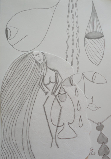 Malarstwo zatytułowany „Afrodite” autorstwa Filipa Gouveia, Oryginalna praca, Inny