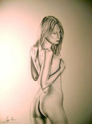 Drawing titled "That look..." by Filipe Paiva, Original Artwork