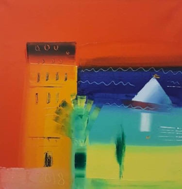 Peinture intitulée "Mirage" par Filipp Kazak, Œuvre d'art originale, Huile