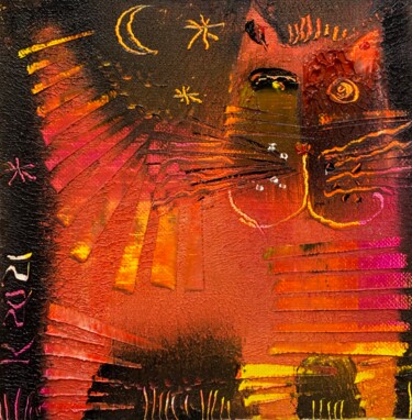 Pittura intitolato "Тигр" da Filipp Kazak, Opera d'arte originale, Olio