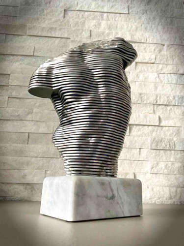 Sculpture intitulée "Mister Kill (Fine s…" par Filippo Pietro Castrovinci, Œuvre d'art originale, Métaux