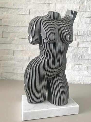 Sculpture intitulée "Eloide" par Filippo Pietro Castrovinci, Œuvre d'art originale, Métaux