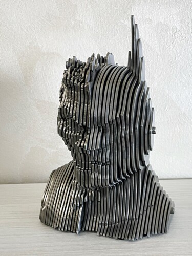 Escultura titulada "JoBat" por Filippo Pietro Castrovinci, Obra de arte original, Metales