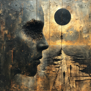 Цифровое искусство под названием "LOCUS AMOENUS" - Filippo Superchi, Подлинное произведение искусства, Изображение, сгенерир…