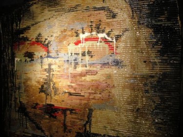 Pittura intitolato "NO ME DEJES" da Mof, Opera d'arte originale, Acrilico