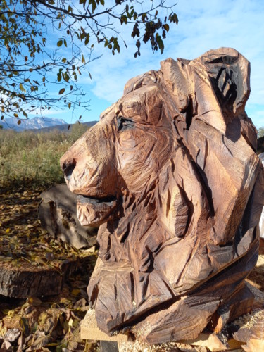 Sculpture intitulée "Скульптура из дерева" par Vladimir Filatov, Œuvre d'art originale, Bois