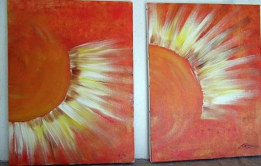 Peinture intitulée "soleil, soleil" par Filo, Œuvre d'art originale