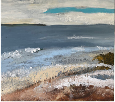 Pittura intitolato "Sea" da Filomena Carmo Pinto, Opera d'arte originale, Acrilico