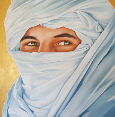 Painting titled "FOR THESE EYES" by Luigi Maria De Rubeis, Original Artwork, Oil