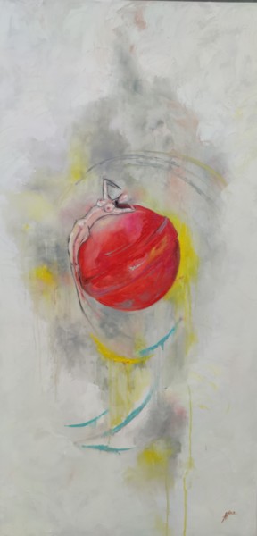 Картина под названием "Lollipop Ii" - Alena Finogenova, Подлинное произведение искусства, Масло