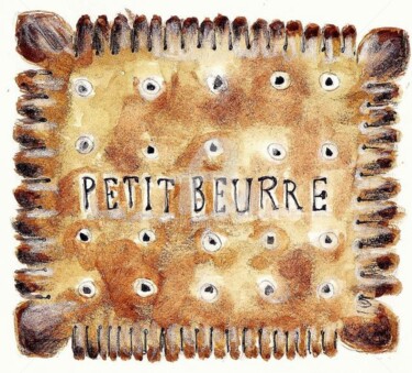 Рисунок под названием "petit beurre" - Studio Figi, Подлинное произведение искусства