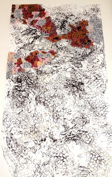 "Laid de papier peint" başlıklı Yerleştirme  Studio Figi tarafından, Orijinal sanat, Kâğıt