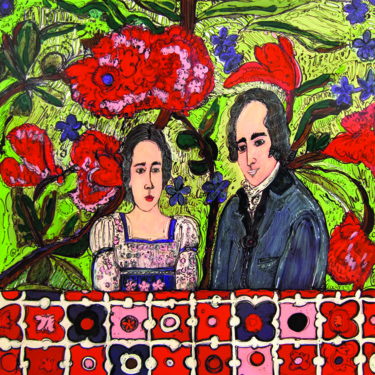 Painting titled "emma e knightly" by Fiorentina Giannotta, Original Artwork