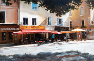 Madrid Painting titled "Madrid" by Daniel Shor, Original Art, Oil