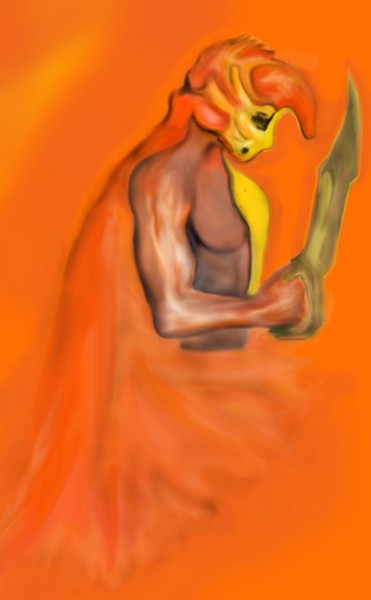 Digital Arts titled "Phoenix" by Fixer, Original Artwork, Digital Painting