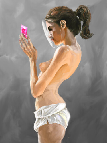 Digital Arts titled "The signifier" by Fixio Genta, Original Artwork, Digital Painting