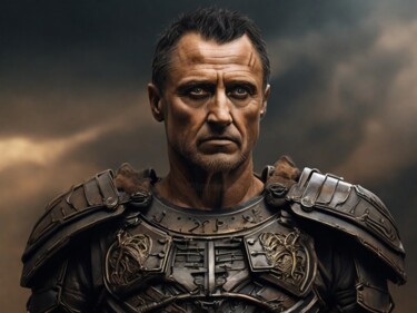 Arte digitale intitolato "Julius Caesar" da Fj, Opera d'arte originale, Immagine generata dall'IA