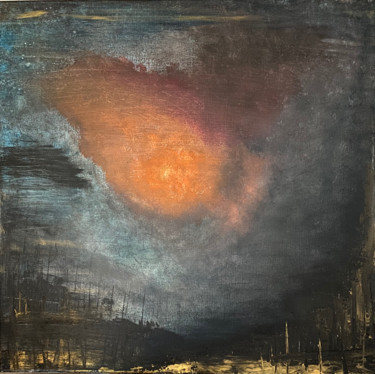 Pintura intitulada "Fire" por Fjara Storm, Obras de arte originais, Acrílico