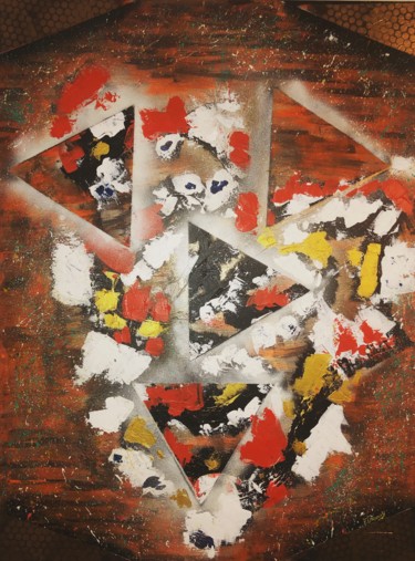 Peinture intitulée "Bengale" par Fayçal Lagouy, Œuvre d'art originale, Acrylique Monté sur Châssis en bois
